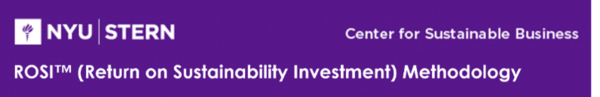 뉴욕대 지속가능경영센터(CSB)가 ESG와 재무성과 모두를 고려한 지속가능성 투자 수익률(ROSI) 방법론을 개발 및 발전시켜 주목받고 있다. 뿐만 아니라, CSB는 재무성과와 지속가능성 모두를 향상시킬 수 있는 기업 생태계를 구축하기위해 관련 연구 및 도구 개발을 적극 수행 중이다. / NYU