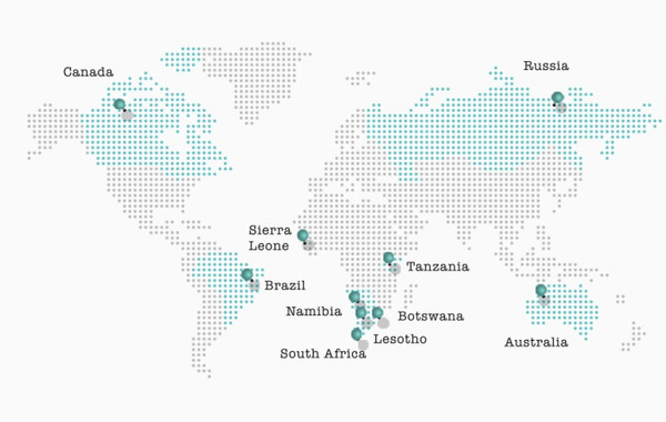 티파니는 아프리카 보츠나와에 4000명 이상을 고용하고 5900만 달러 이상의 경제적 성과를 창출하고 있다고 공개했다./티파니