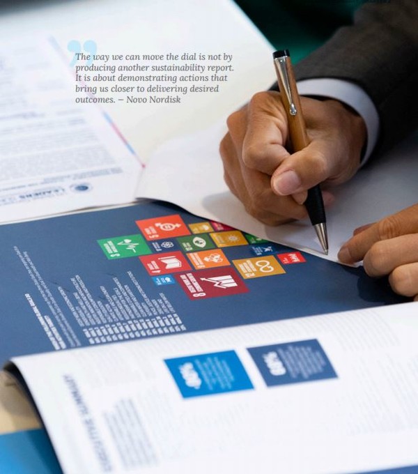 기업들의 80% 이상이 UNGC 10대 원칙을 도입했지만 SDGs를 달성하기 위해 사업과 기업 운영을 개선하고 조정하는 과정이 필요하다/UNGC