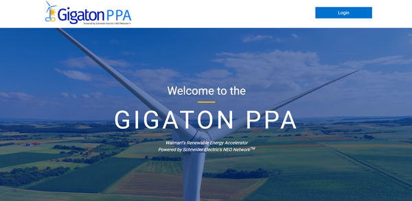 월마트의 협력업체 재생에너지 교육 프로그램 'Gigaton PPA'./GPPA 