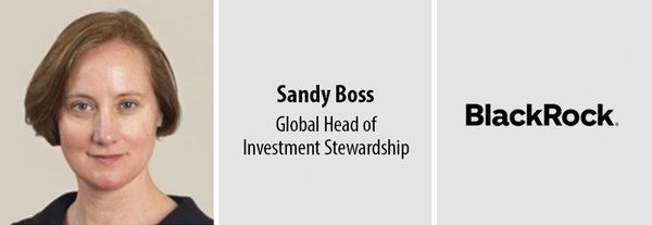 샌디 보스 글로벌 투자책임자/블랙록
