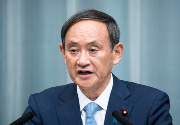 스가 요시히데 일본 총리 / GettyimagesKorea