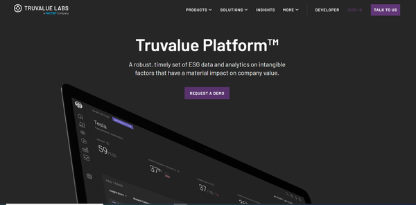 인공지능 기술을 활용, ESG 데이터 분석하는 트루밸류랩스.