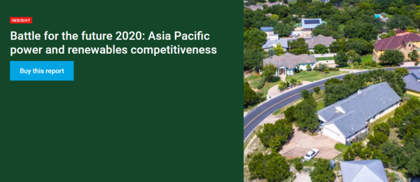 ‘Battle for the future 2020: Asia Pacific power and renewables competitiveness’ 보고서/우드 맥킨지