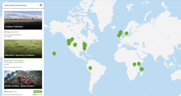 세일즈포스의 전 세계 나무복원 프로젝트/세일즈포스