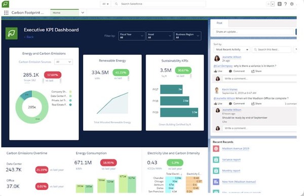 지속가능성 클라우드 스코프3 허브/세일즈포스