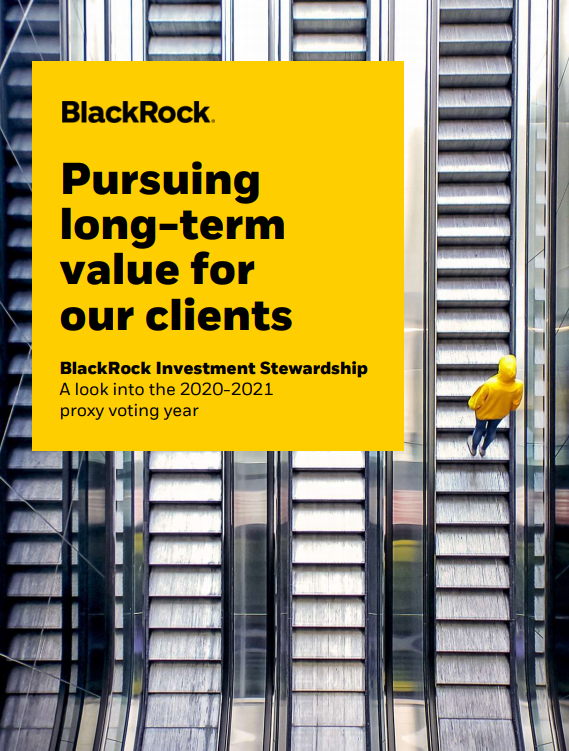 블랙록의 2021년 스튜어드십 투자 리포트/ BlackRock 