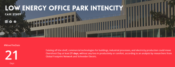 슈나이더 일렉트릭, 인텐시티 솔루션 (지구생태용량초과의날 홈페이지) 