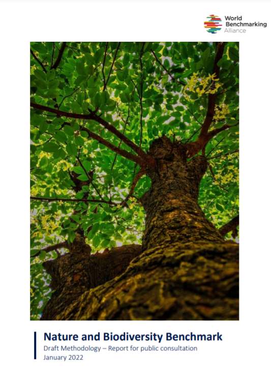 세계 벤치마킹 얼라이언스(WBA, World Benchmarking Alliance)는 ‘자연과 생물다양성 벤치마크’의 방법론 초안 보고서/WBA