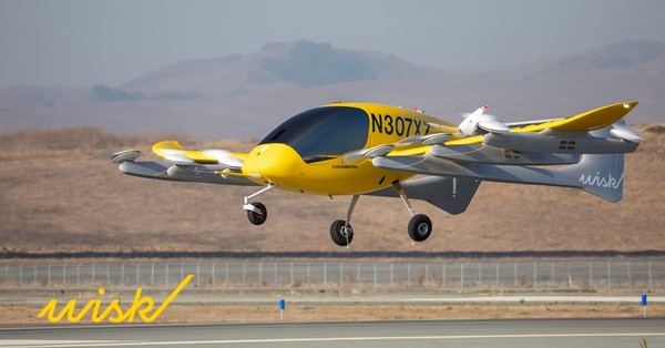 보잉이 추가 투자를 한 스타트업, 위스크의 전기식 수직 이착륙 항공기(eVTOL). / 위스크 