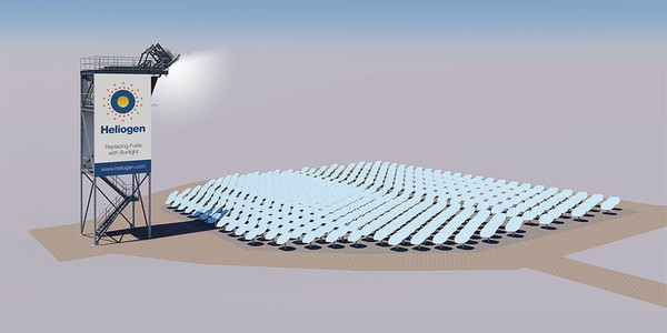 AI 기술을 이용한 집중식 태양열 발전으로 고열을 만들어 낸다 ./ 헬리오젠 