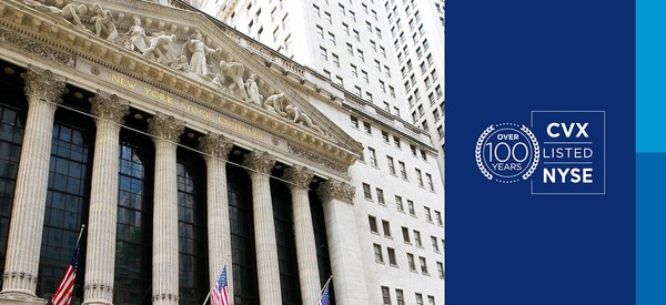 쉐브론은 올해 뉴욕증시에 상장된 지 1백년이 넘었다./홈페이지