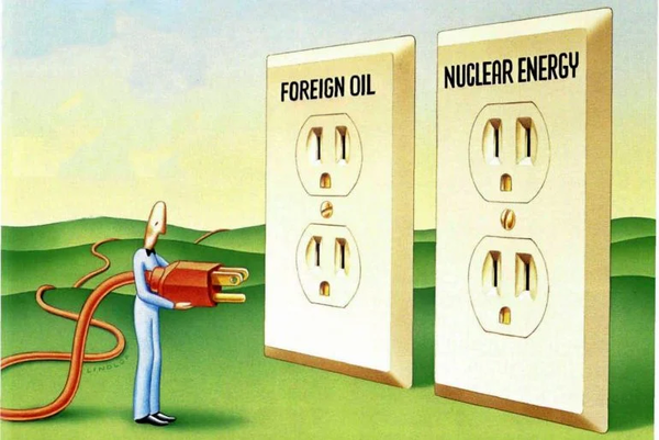 ﻿1973 오일쇼크 이후, 전세계적으로 원자력 에너지에 대한 관심이 폭증했다./ Pinterest