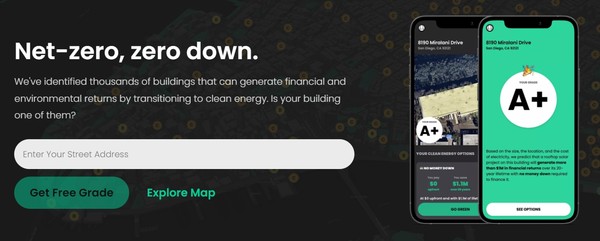인공지능으로 건물주와 청정 에너지 설비업자를 연결 시켜는 스테이션 에이의 홈페이지