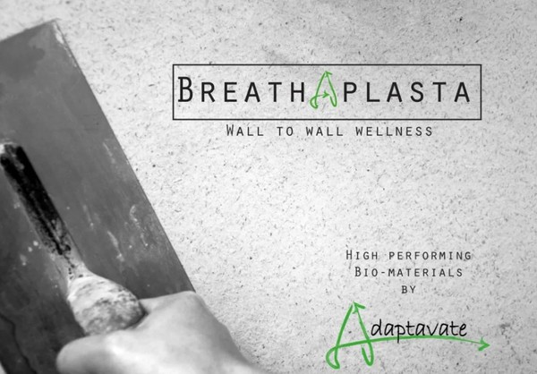 어뎁타베이트는 일반 석고판의 대체재로 농업 폐기물과 작물 부산물로 만든 '브레스어보드'를 개발했다/어뎁타베이트