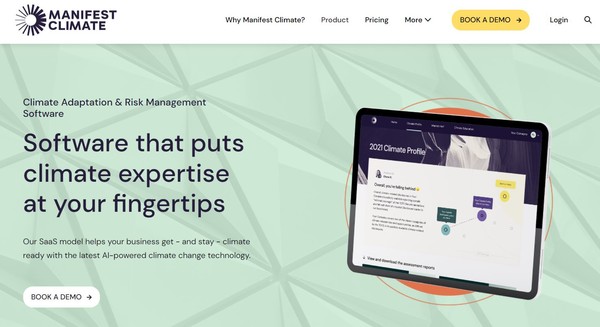 기업의 기후 공시 지원 기술을 보유한 매니페스트 클라이밋이 최근 BDC의 공동 자금 조달 라운드를 통해 시리즈A 투자금을 확보했다./ 매니페스트