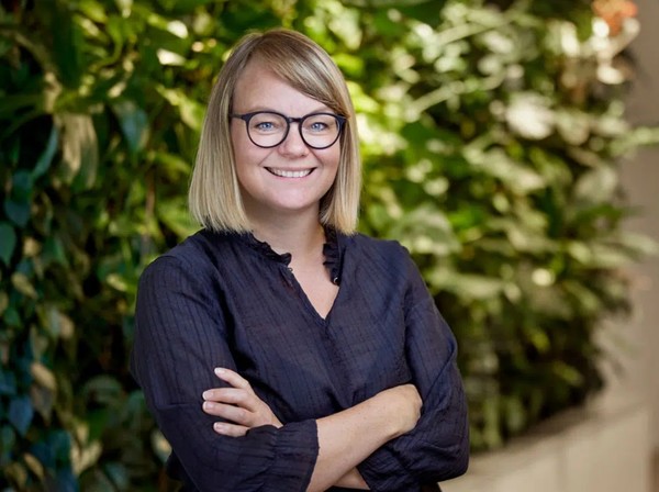 스웨덴 공기금 AP7의 지속 가능성 전문가 샬로타 시드스트랜드. / AP7