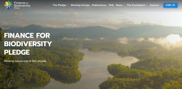 생물다양성에 관한 글로벌 투자자그룹이 될 ‘네이처액션100(NatureAction 100)’이 올 여름 출범을 앞두고, 관심있는 투자자들을 초청하는 작업에 돌입했다./ FfBP 홈페이지 캡처