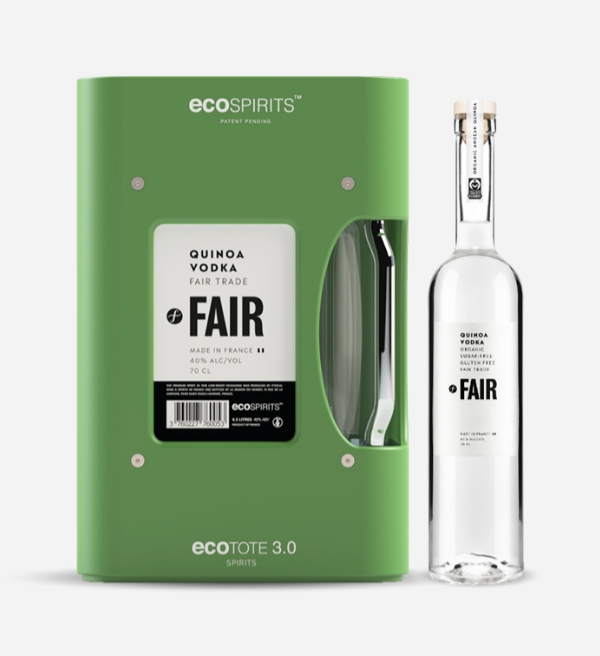 사진 왼쪽에 있는 녹색용기가 에코토트라는 용기다. / 에코스피리츠 홈페이지