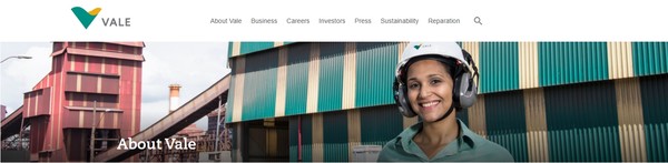 미 증권거래위원회(SEC)가 고소한 브라질의 광산업체 발레 SA/홈페이지