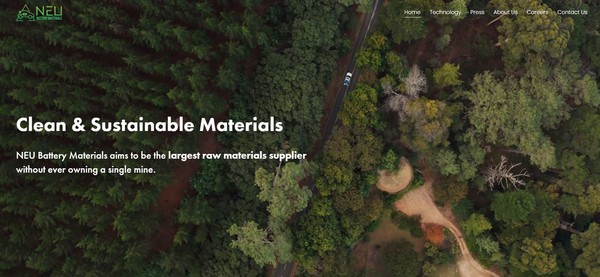 싱가포르 NEU는 전기차 폐배터리의 리퓸 재활용 기술을 개발해, 전세계적으로 상용화할 계획이다./ NEU