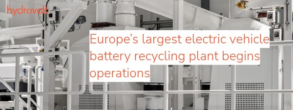 하이드로볼트는 유럽 최대 전기차 배터리 공장으로 노르웨이 전체에서 나오는 배터리를 다 처리할 수 있다/홍페이지