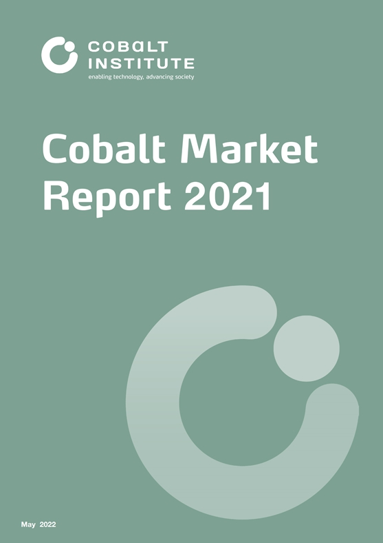 이번 달에 코발트 연구소에서 발간한 2021년 코발트 시장 보고서 표지