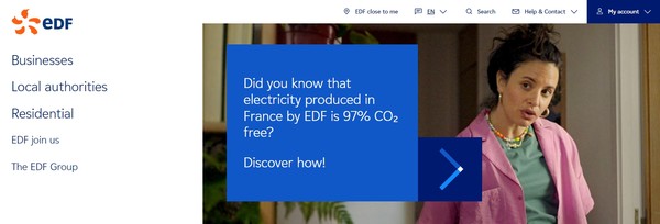 영국의 원전건설을 맡고 있는 프랑스의 EDF. EDF는 2009년에 세계 최대의 전력회사였다/홈페이지