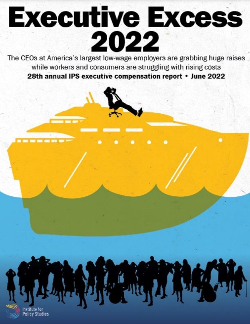 IPS가 미국 내 300개 기업을 조사한 결과 CEO와 근로자의 급여 비율이 670대 1인 것으로 나타났다/ IPS