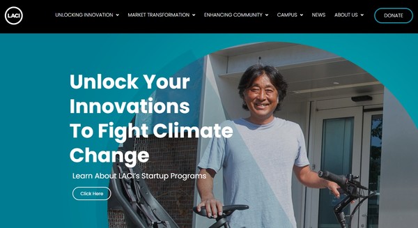 LACI는 소외된 계층이 경영하는 기후스타트업에 자금을 지원한다/홈페이지