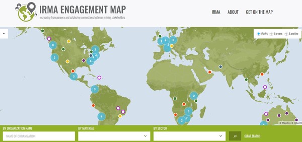 IRMA가 운영중인 IRMA ENGEGEMENT MAP/홈페이지