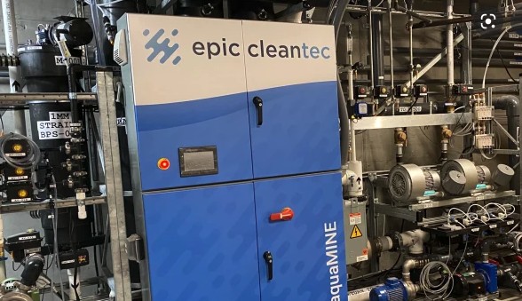 현재 가동중인 에픽 클린텍의 폐수 재활용 기기의 모습./ 에픽 클린텍
