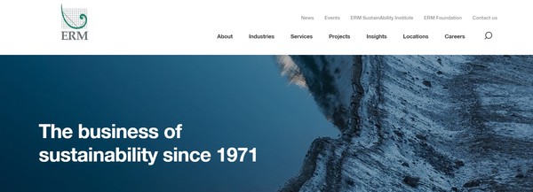 마린 스페이스를 인수합병한 ERM/홈페이지