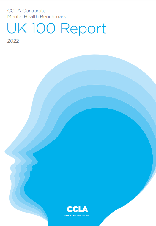 7조 달러(약 9100조원)의 투자자연합이 직원들의 정신건강에 관한 글로벌 참여프로그램을 론칭한다. 지난 5월 CCLA는 ‘기업의 정신건강 벤치마크(Corporate Mental Health Benchmark)’를 출시했다./CCLA 보고서