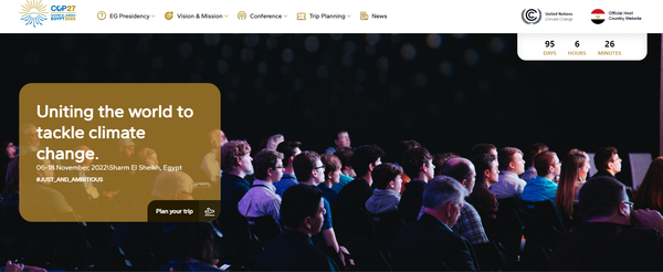 COP27, 에너지 수급과 기후 위기 가운데 회의를 앞두고 긴장감이 일고 있다./ COP27