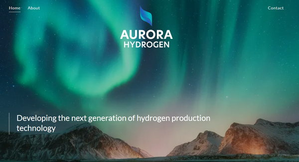 오로라 하이드로젠. 대기업의 관심이 녹색 수소에 모이면서 관련 스타트업에 투자도 늘고 있다./AURORAHYDROGEN