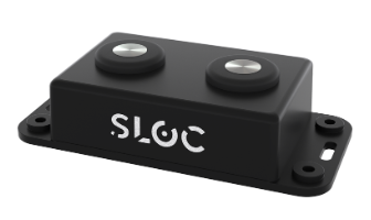 슬록 쓰레기통 (SLOC Waste Bin) 사진이다. 소형 센서와 폐기물 측정 기술을 갖고있으며, 다른 쓰레기통에 쉽게 설치하여 사용이 가능하다. / 슬록 홈페이지