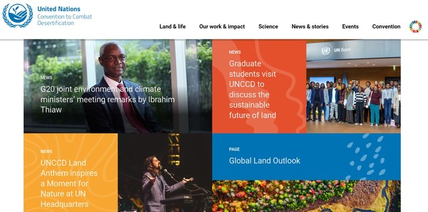 UNCCD는 92년 제47차 유엔총회 결의에서 협약안을 작성하고, 96년에 발효됐다. 협약은 선진국과 개도국의 공통의무, 선진국 의무를 모두 담고 있다. 선진국은 개도국 피해 회원국, 특히 아프리카 국가와 최빈국의 사막화 방지 활동 및 재정 지원 의무를 갖는다./UNCCD 홈페이지