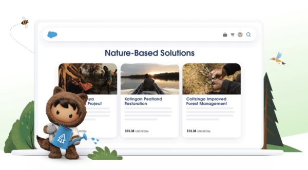 넷 제로 마켓플레이스의 스크린샷/세일즈포스