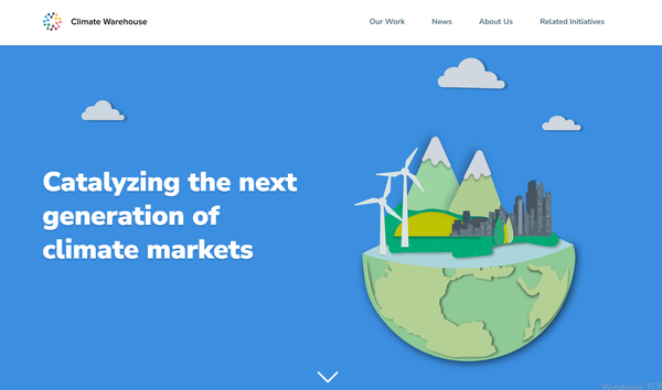 클라이밋웨어하우스. 더블카운팅 등 ETS 시장의 인프라 개선을 위한 작업을 진행한다./ CWI