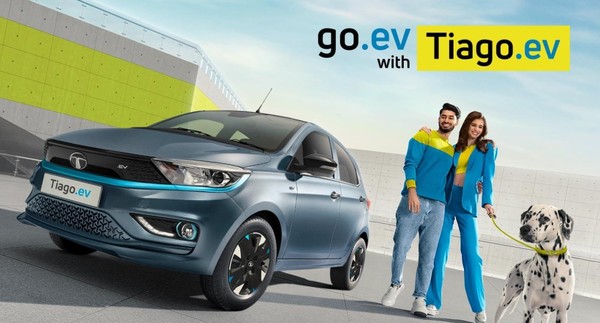 타타 모터스의 전기차 티아고 ev/홈페이지