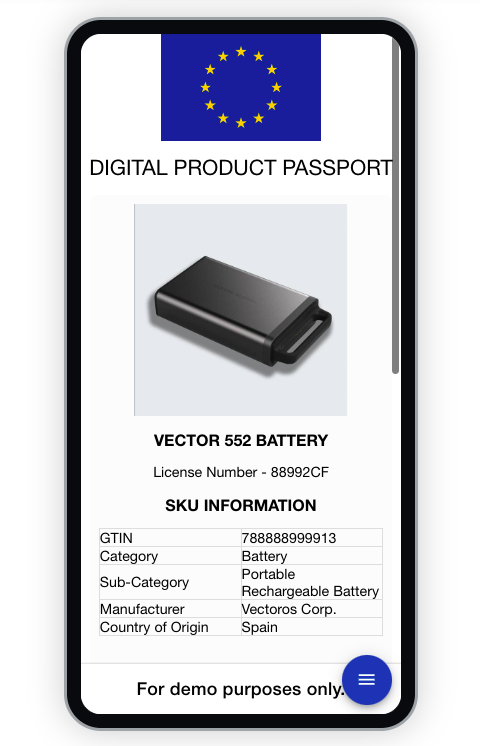 디지털 여권 데모 이미지