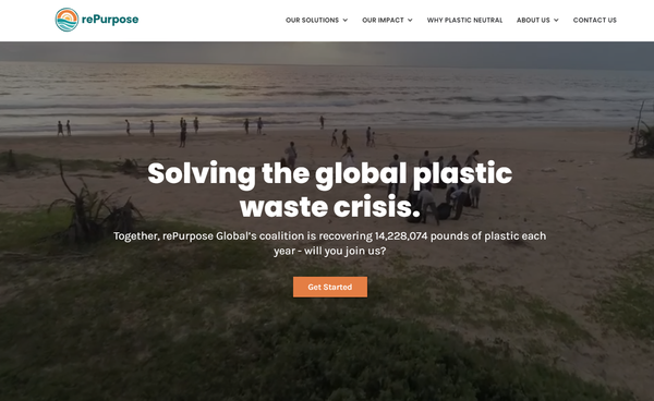 플라스틱 크레딧 프로젝트를 진행하는 리퍼포즈 글로벌(rePurpose Global)./ rePurpose Global