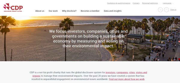 CDP 홈페이지