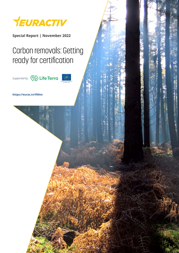 탄소 제거에 관한 보고서 표지