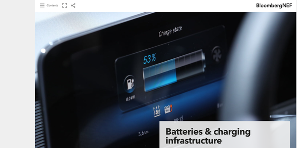 블룸버그 NEF에서 EV 충전 산업 규모가 크게 성장할 것으로 전망했다./ Bloomberg NEF