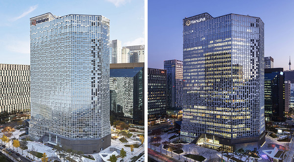 태양광발전으로 사무실 조명에 사용되는 전력을 모두 대체할 수 있다./한화