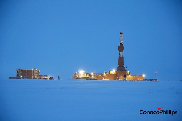 미국 국토관리부가 코노코필립스(ConocoPhillips)의 알래스카 석유 프로젝트에 대한 최종 환경 평가를 담은 보고서를 발표했다./ 코노코필립스