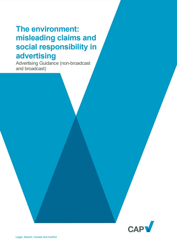 새로운 광고 지침의 표지