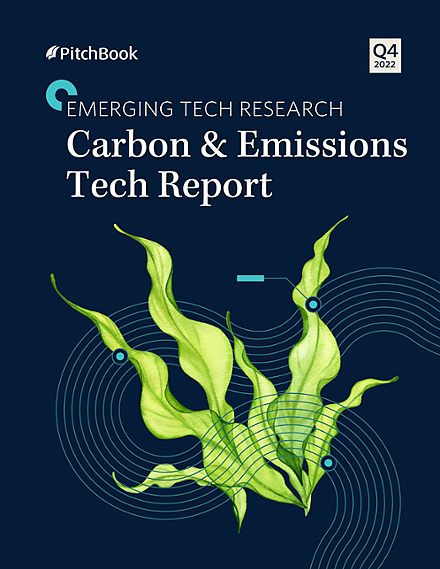 벤처 투자 정보기업 피치북이 탄소 포집 등 탄소 배출 관련 기술에 대한 벤처캐피털 투자가 2022년 138억 달러에 달했다는 내용을 담은 보고서를 발표했다./피치북